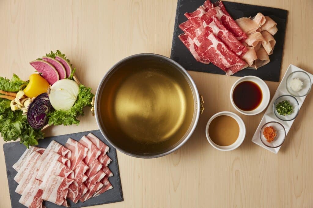 しゃぶしゃぶ集合写真